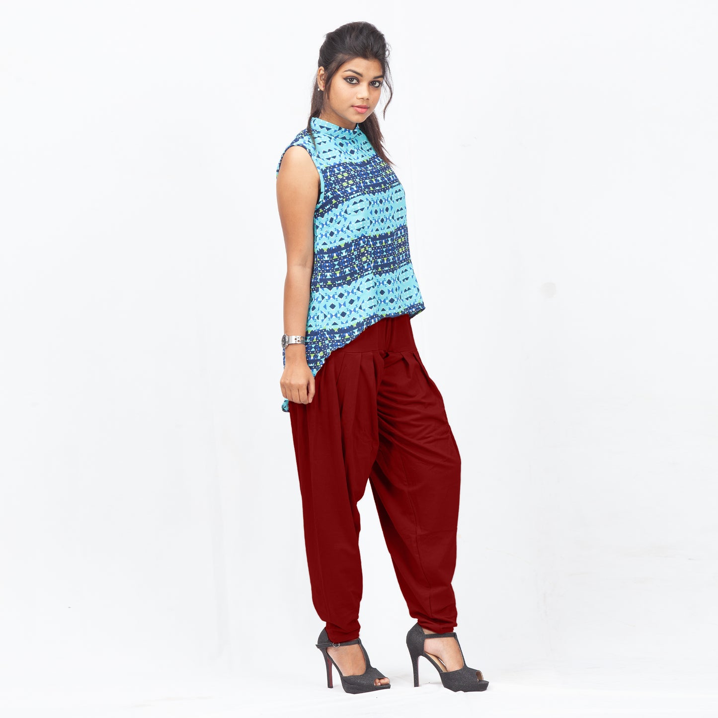 Premium Blood Red Patiala