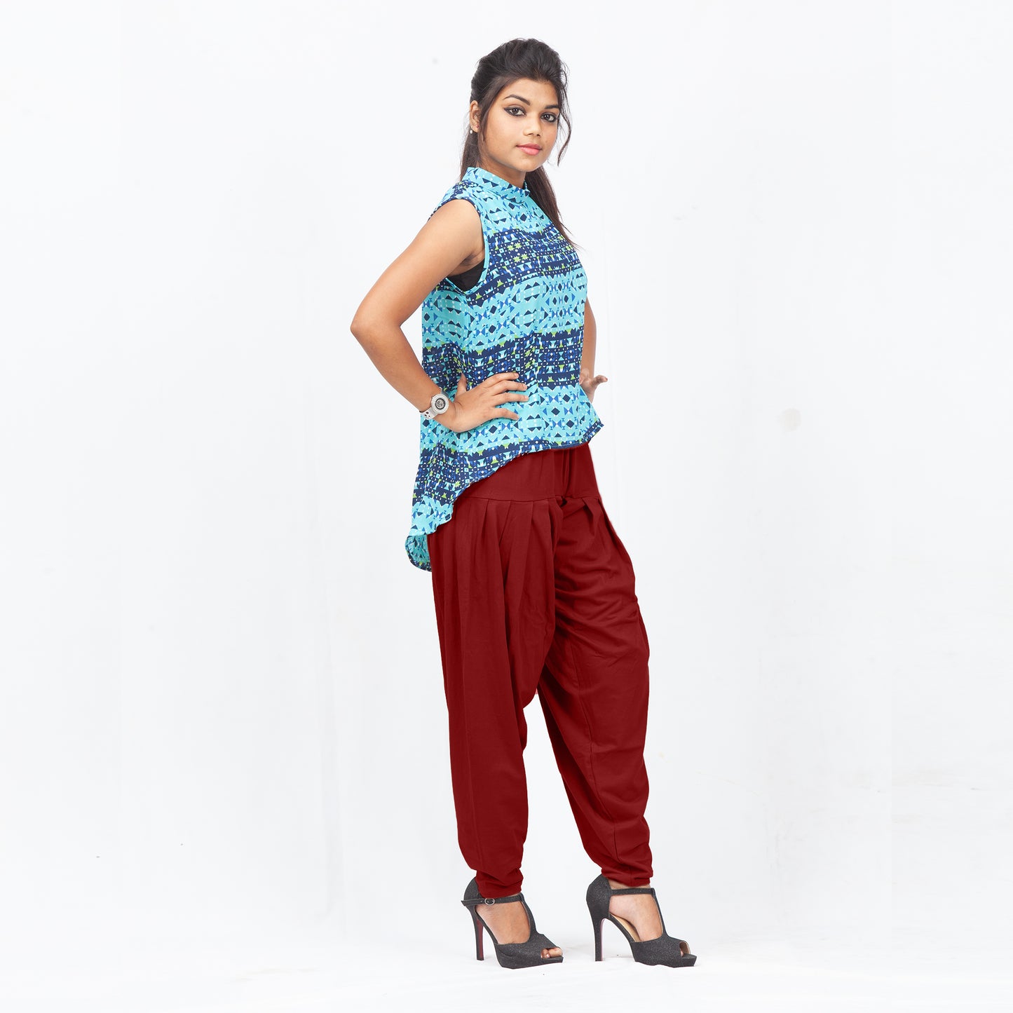 Premium Blood Red Patiala
