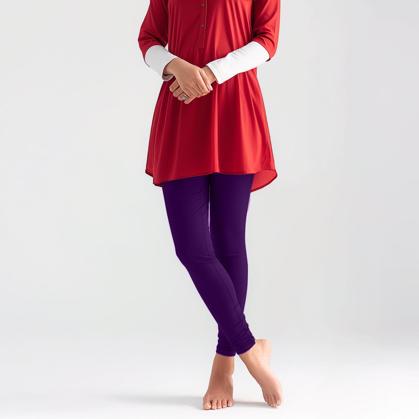 Super-Soft Dark Violet Leggings