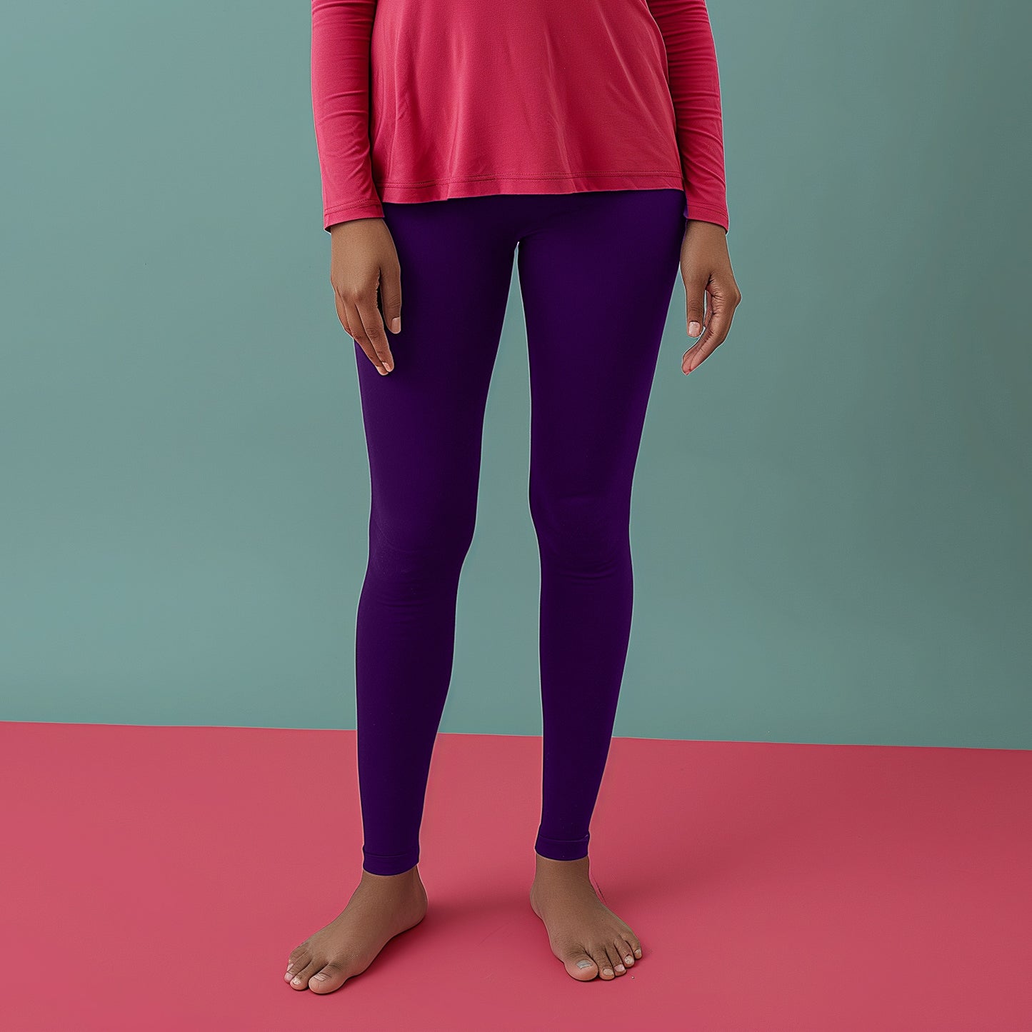 Super-Soft Dark Violet Leggings