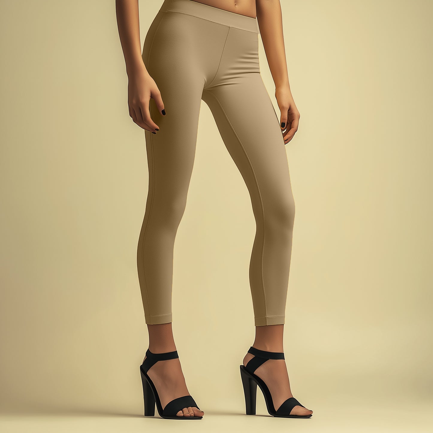 Elegant Chikku Ankle Leggings