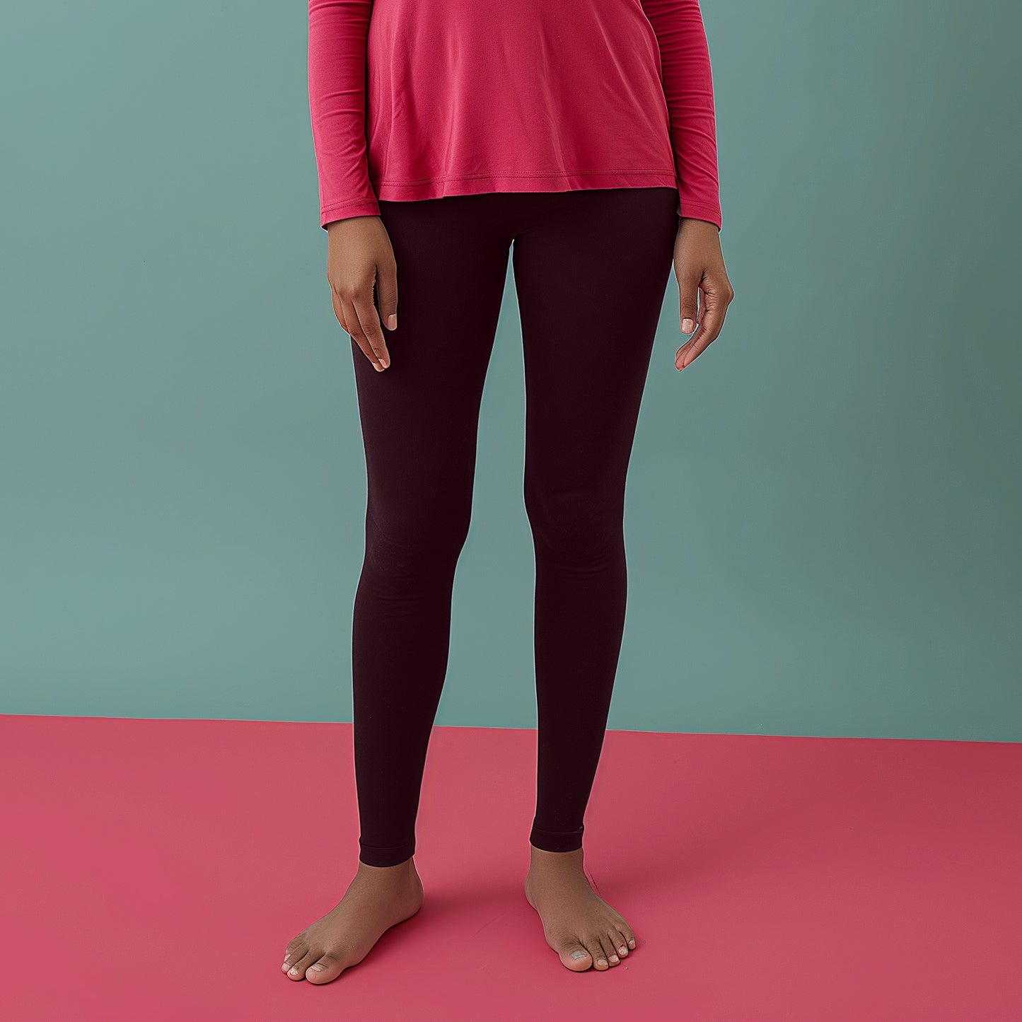 Super-Soft Ice Maroon Leggings