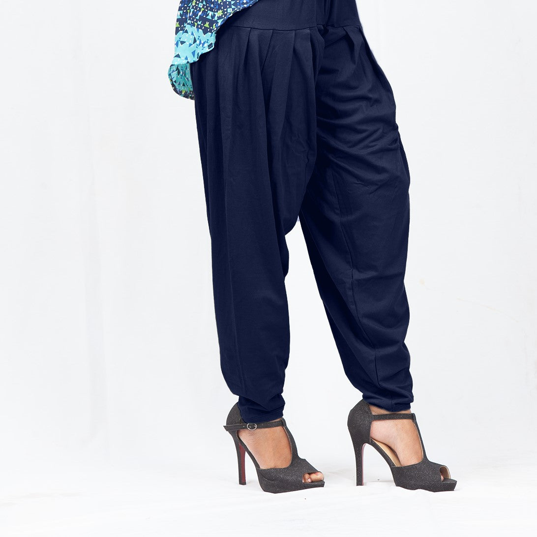 Colorful Navy Blue Kids Patiala