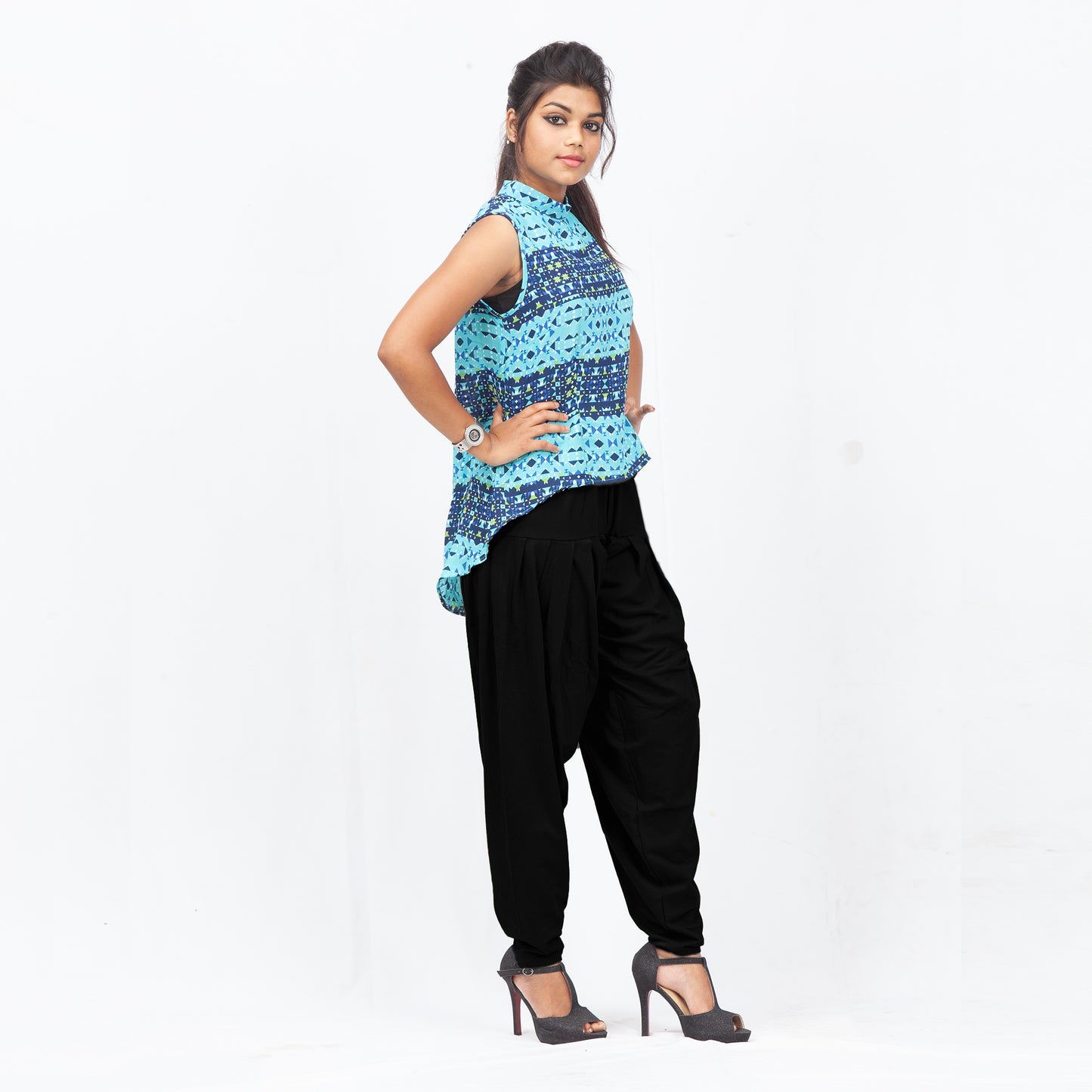 Premium Black Patiala