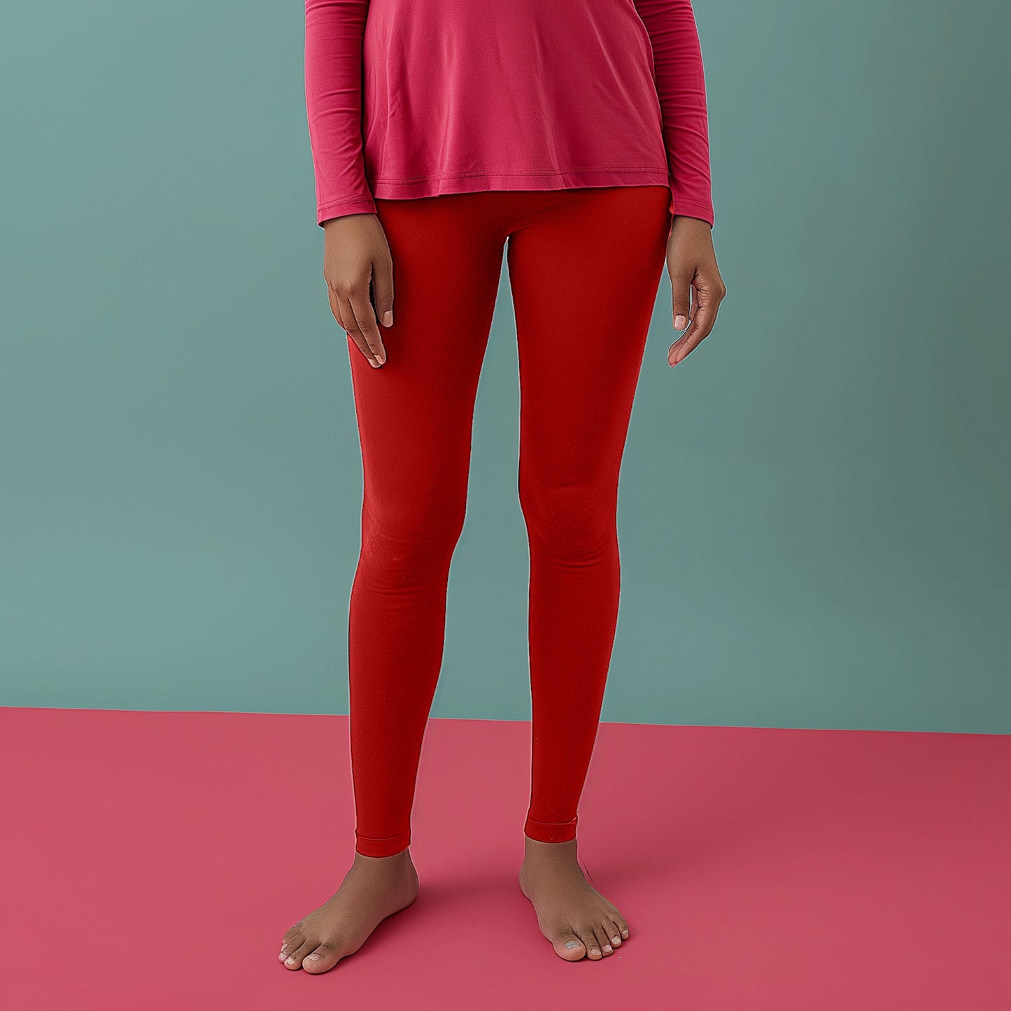 Super-Soft Blood Red Leggings