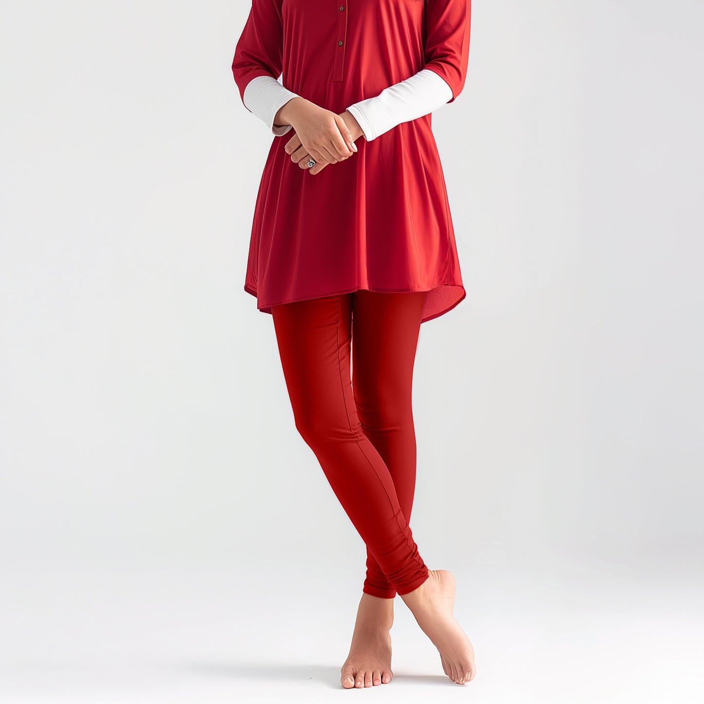 Super-Soft Blood Red Leggings