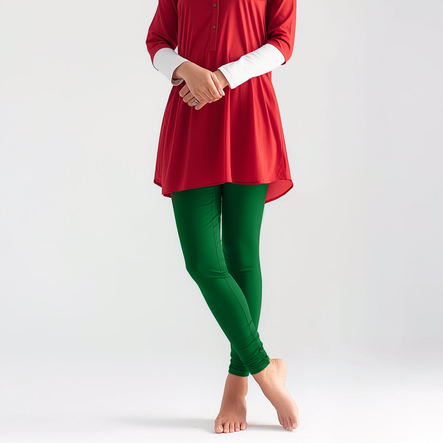 Super-Soft Leaf Green Leggings