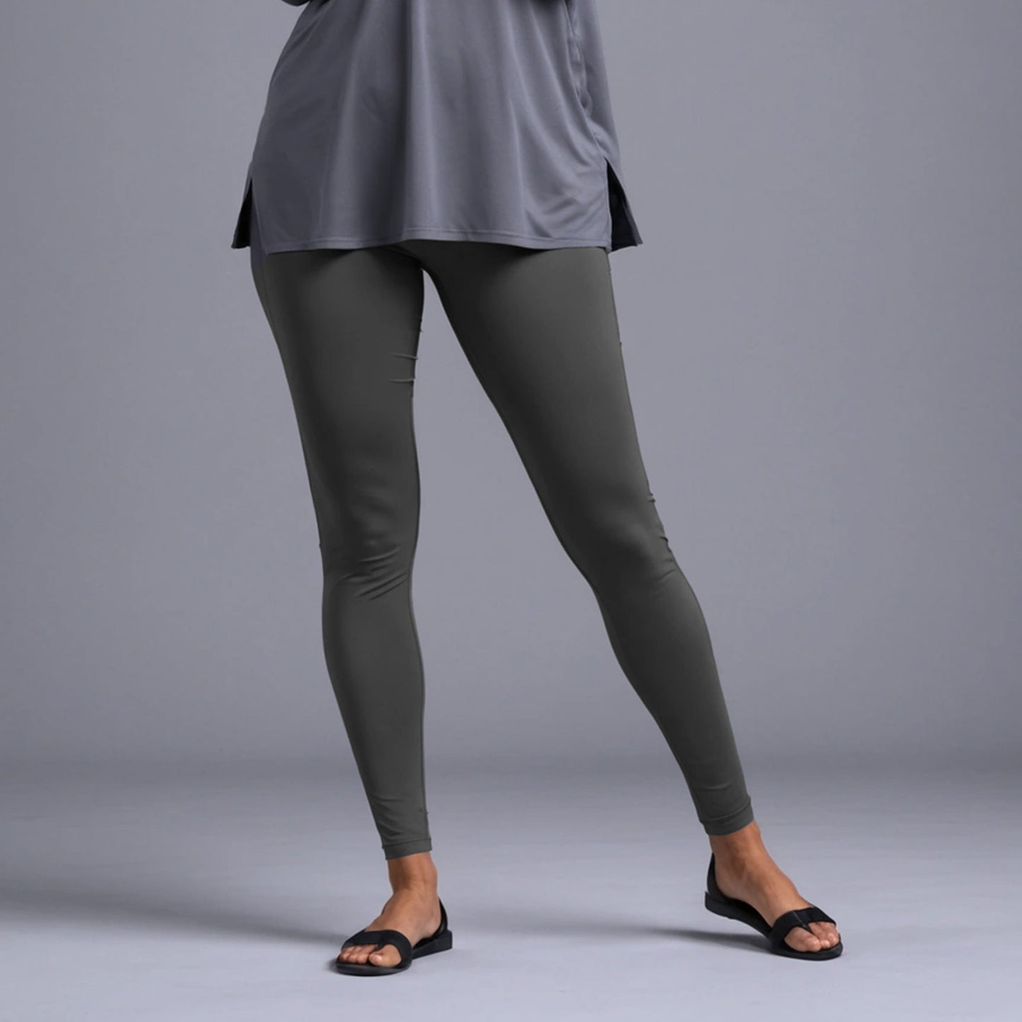 Super-Soft Silver Grey Leggings