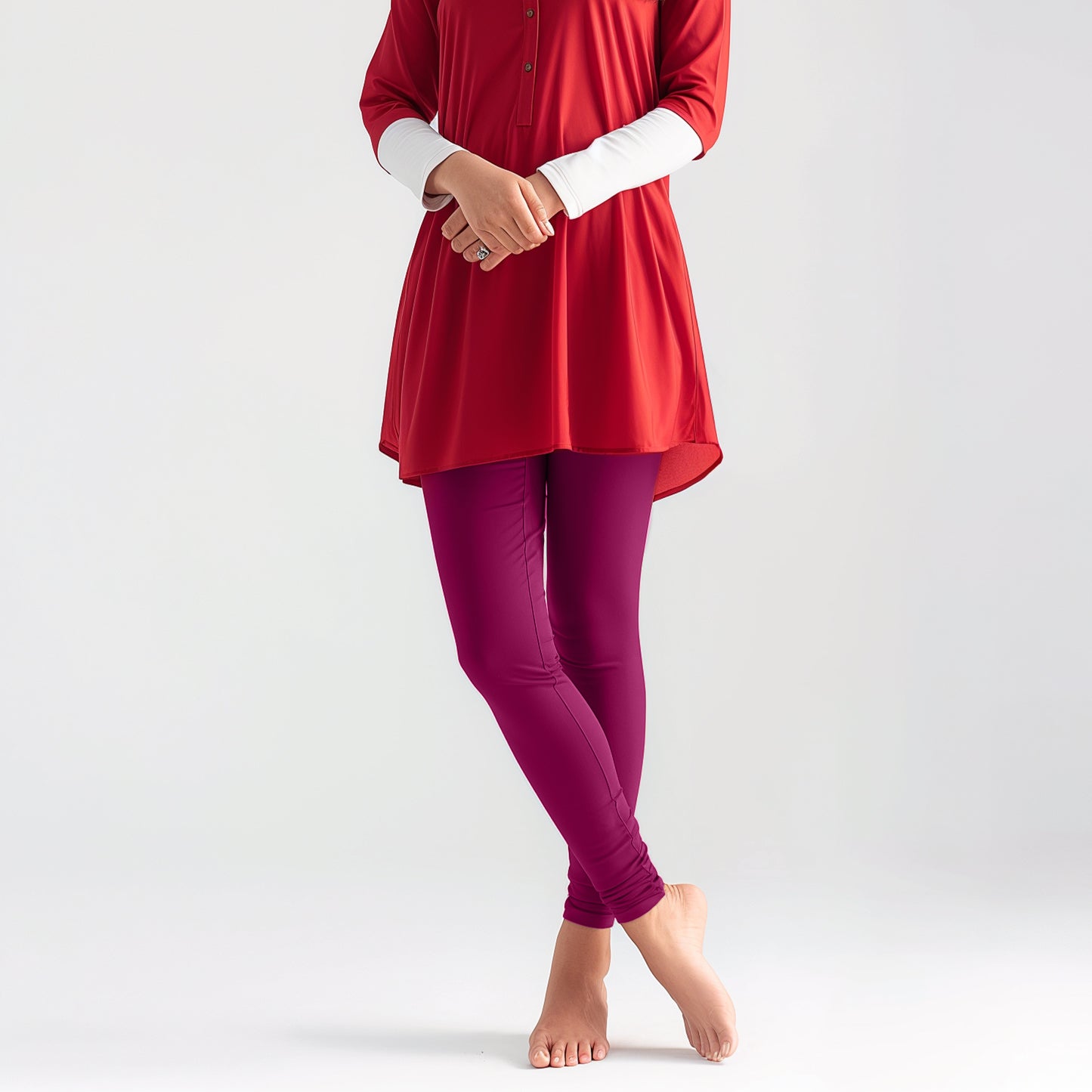 Super-Soft Bud Rose Leggings