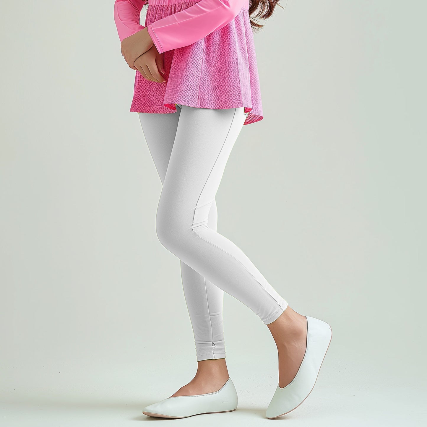 Super-Soft Milk White Leggings