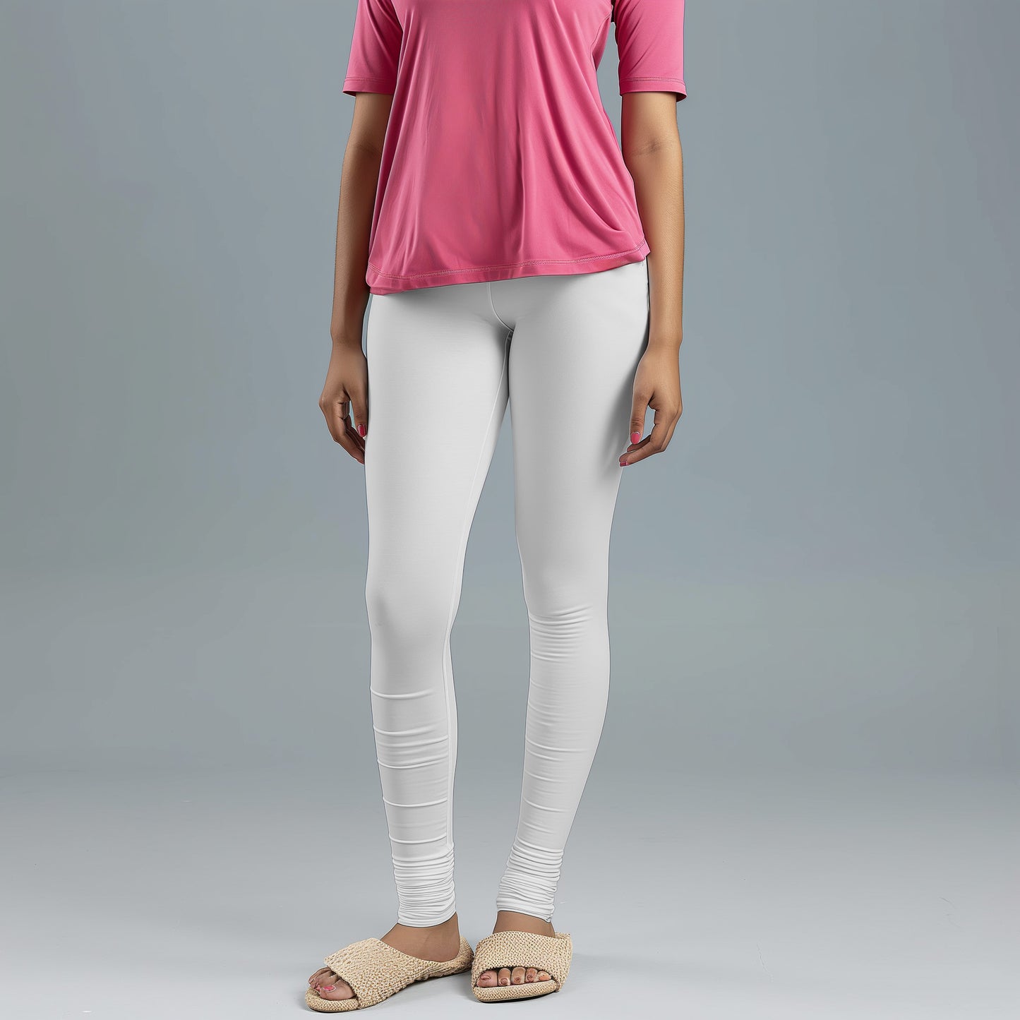 Super-Soft Milk White Leggings