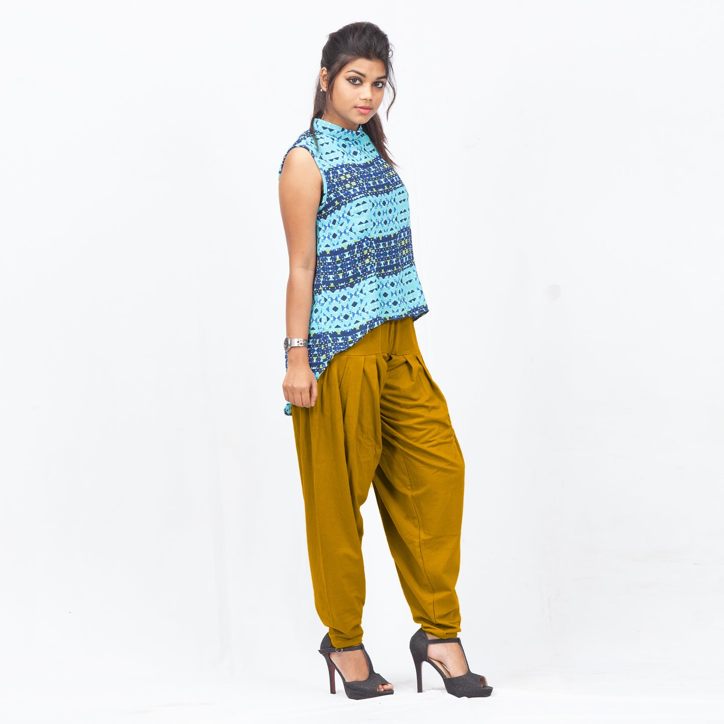 Premium Mustard Yellow Patiala