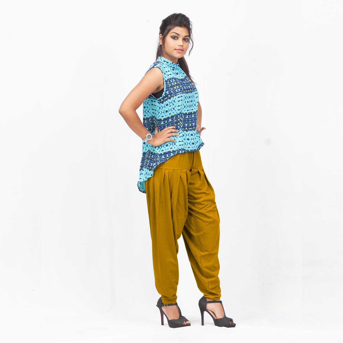 Premium Mustard Yellow Patiala