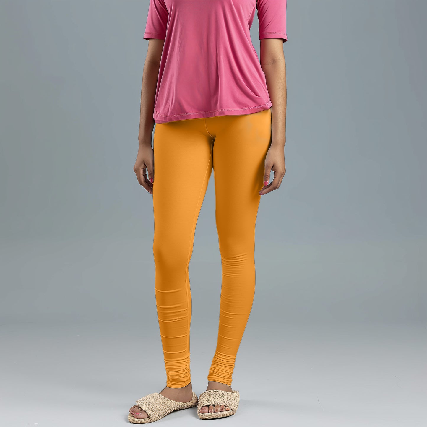Super-Soft Mango Yellow Leggings