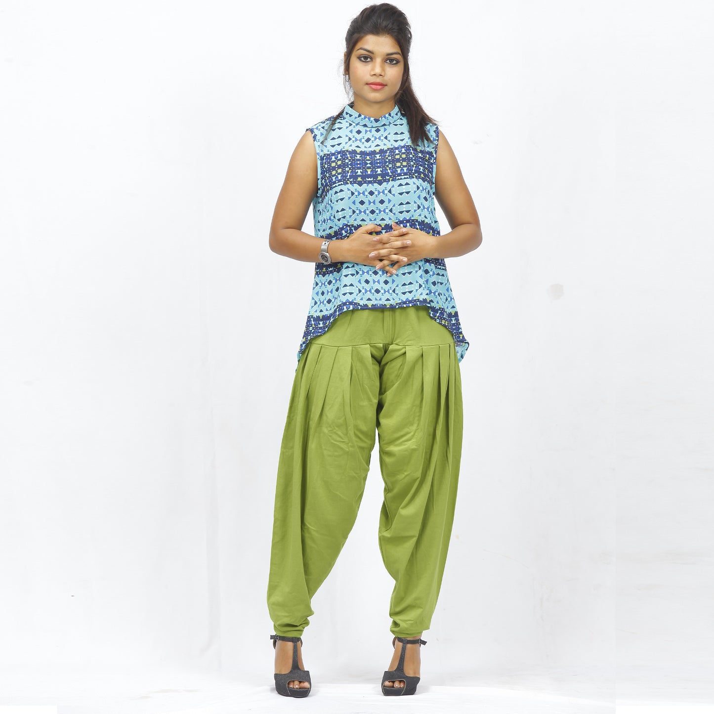 Premium Neon Green Patiala