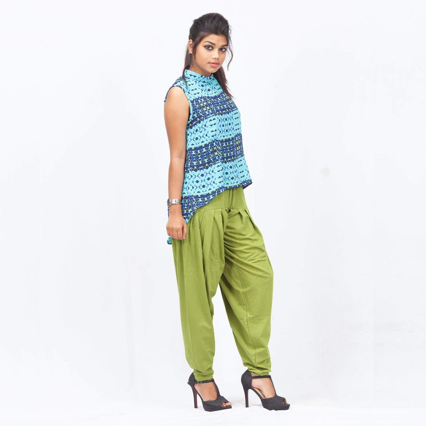 Premium Neon Green Patiala