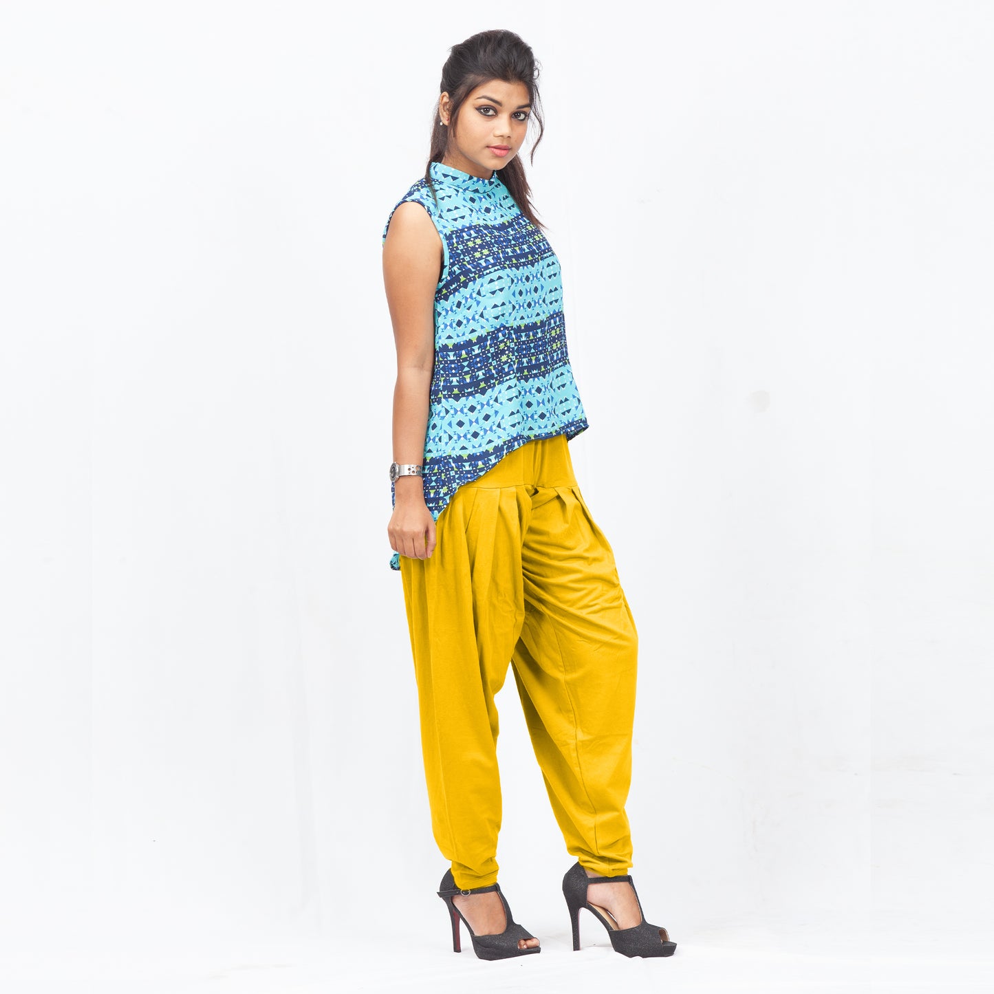 Premium Gold Yellow Patiala