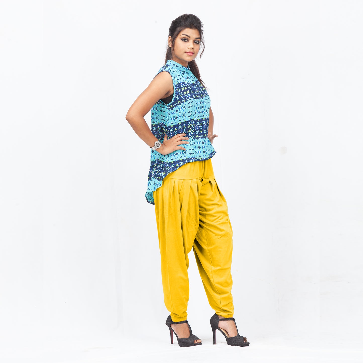 Premium Gold Yellow Patiala