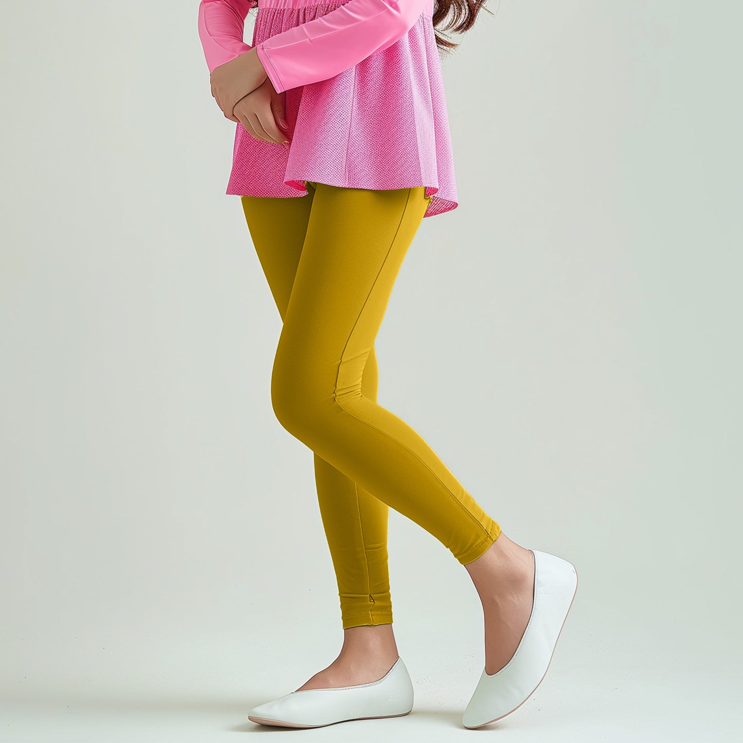 Super-Soft Gold Rod Leggings