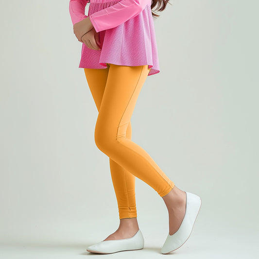 Super-Soft Mango Yellow Leggings